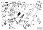 Bosch 3 600 H81 703 ROTAK 37 LI Lawnmower Spare Parts